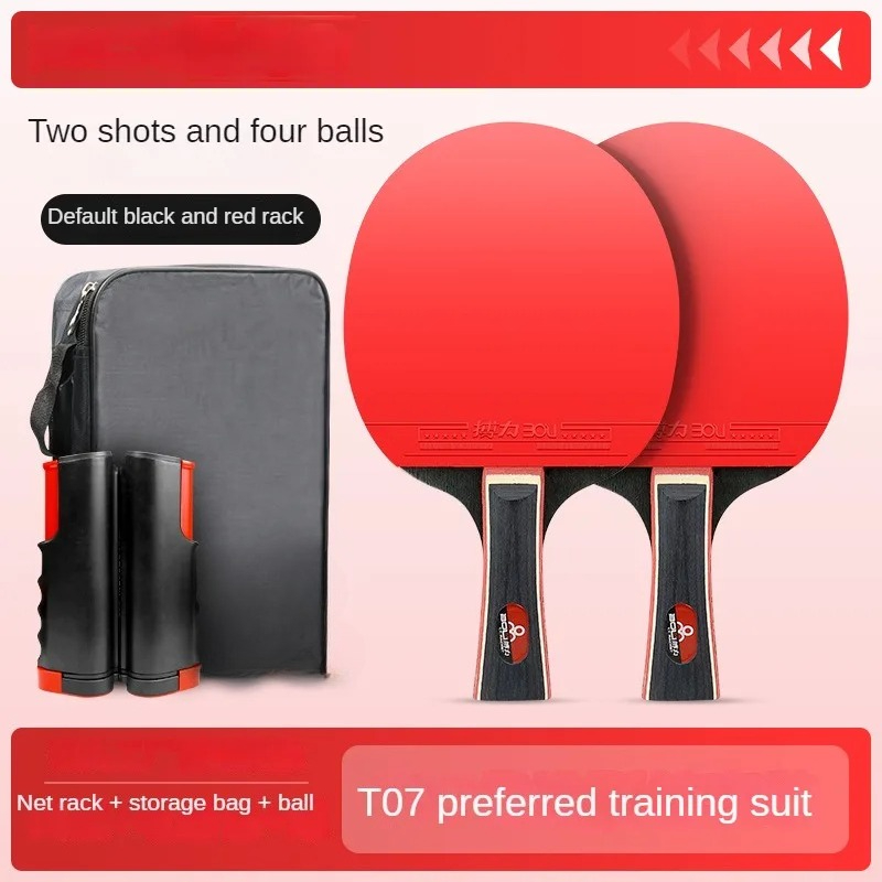 Table Tennis Net Set - Entrenamiento Entrenamiento, 2 raquetas y marco