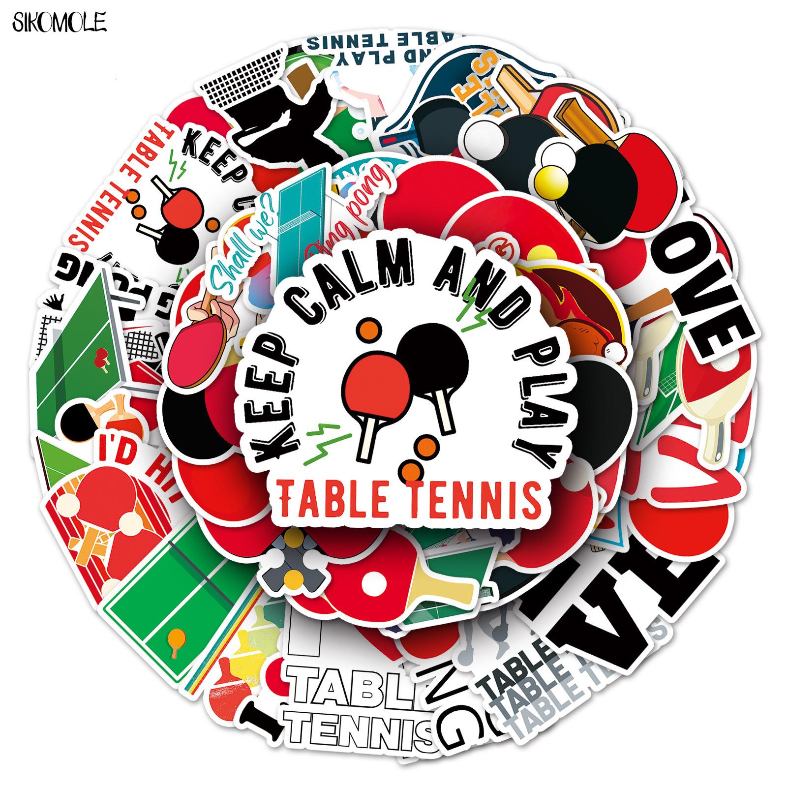 Table Tennis Olympics - Pegatinas de pelota de Ping-pong para