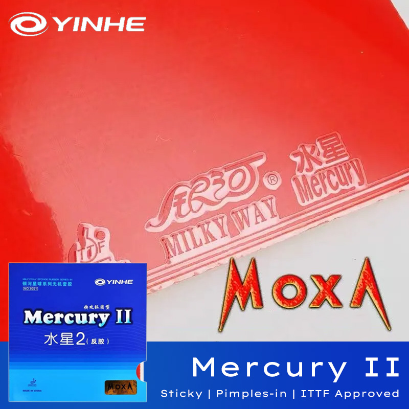 Table Tennis Backhand - YINHE Mercury 2 Goma de tenis