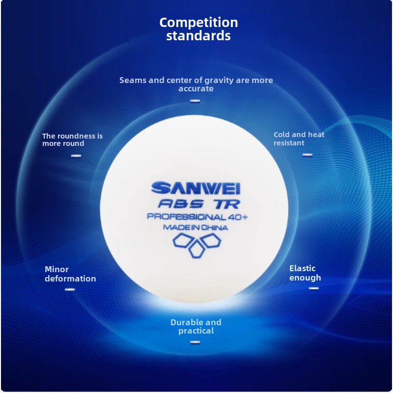 50 100 Uds Sanwei nuevos mater - Table Tennis Olympics reseña y precio