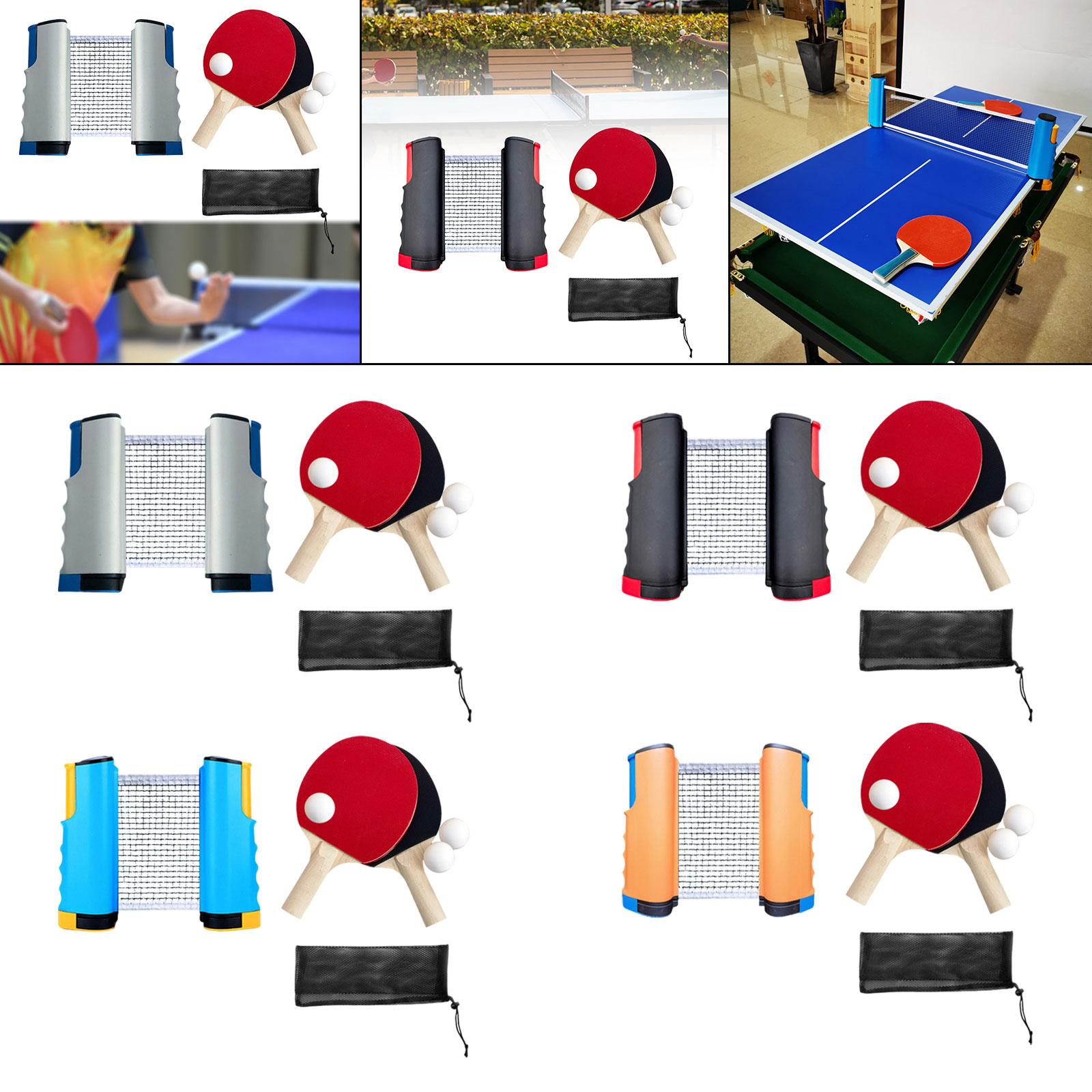 Juego de Raquetas de Ping Pong - Table Tennis Net Set reseña y precio