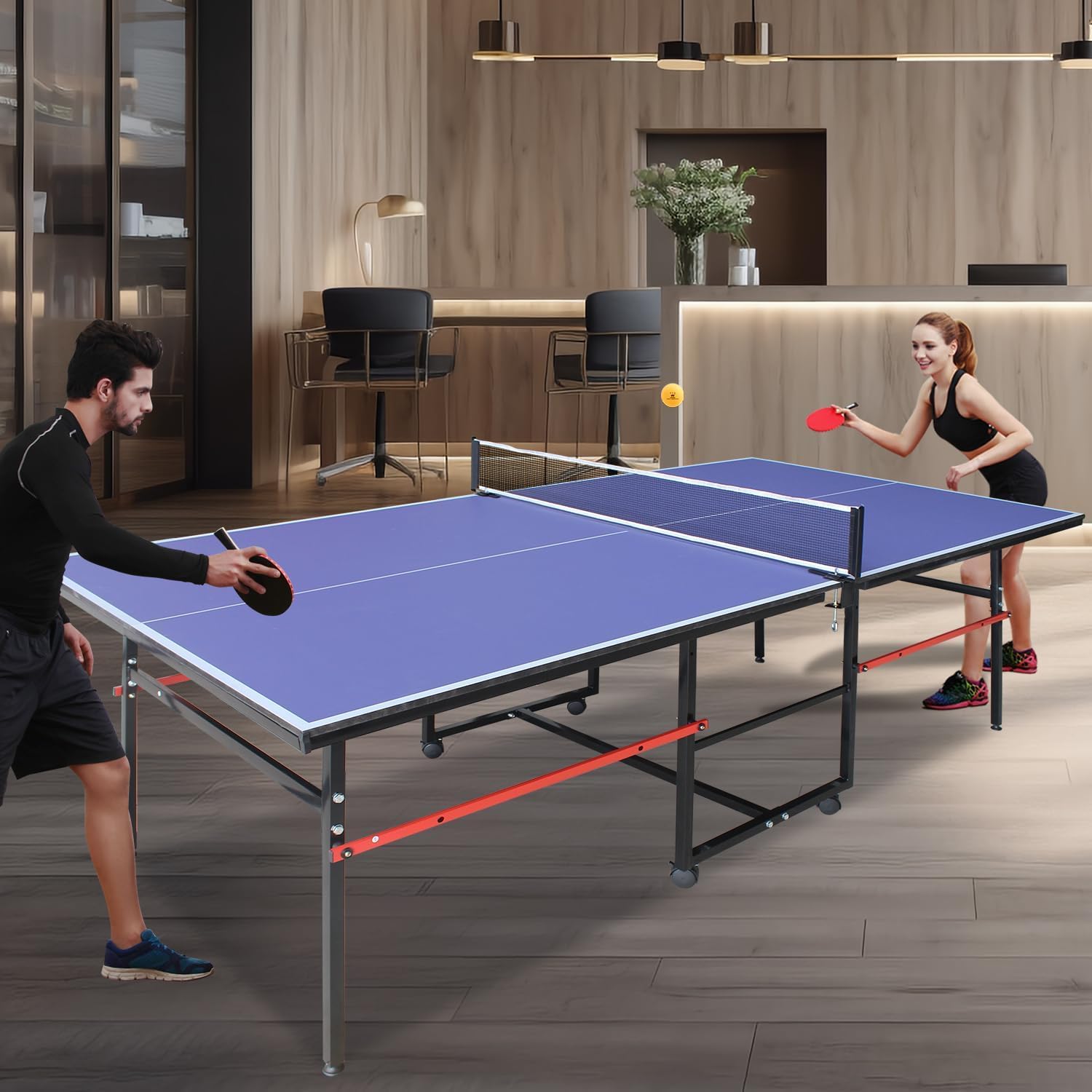 Mesa de ping pong portátil de  - Table Tennis Olympics reseña y precio