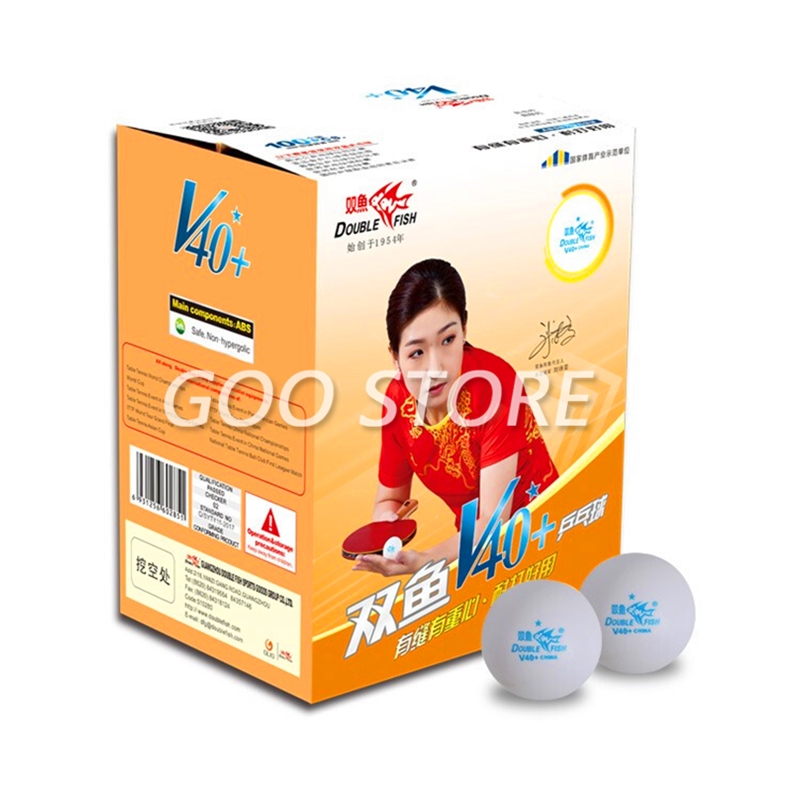 100 pelotas Double Fish V40+ 1 - Table Tennis Olympics reseña y precio