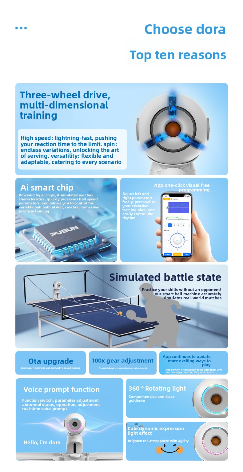 Máquina de servicio de tenis d - Table Tennis Usa reseña y precio