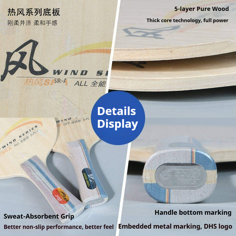 Raqueta de Tenis de Mesa DHS W - Table Tennis Usa reseña y precio