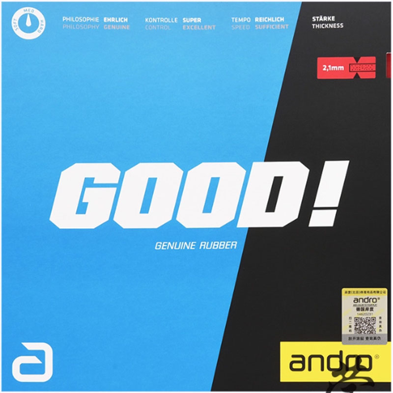 Goma de Tenis de Mesa Andro GO - Table Tennis Rubber reseña y precio