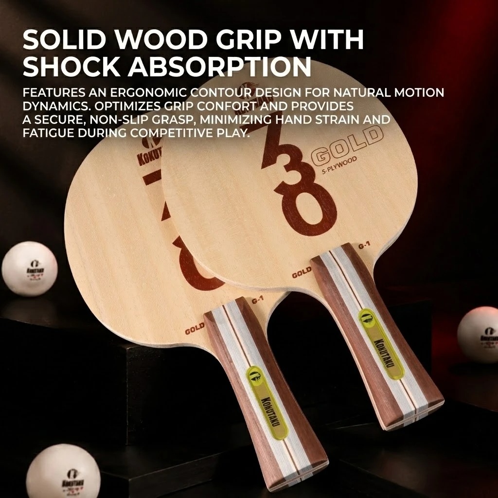 Pala de tenis de mesa Kokutaku - Table Tennis Usa reseña y precio