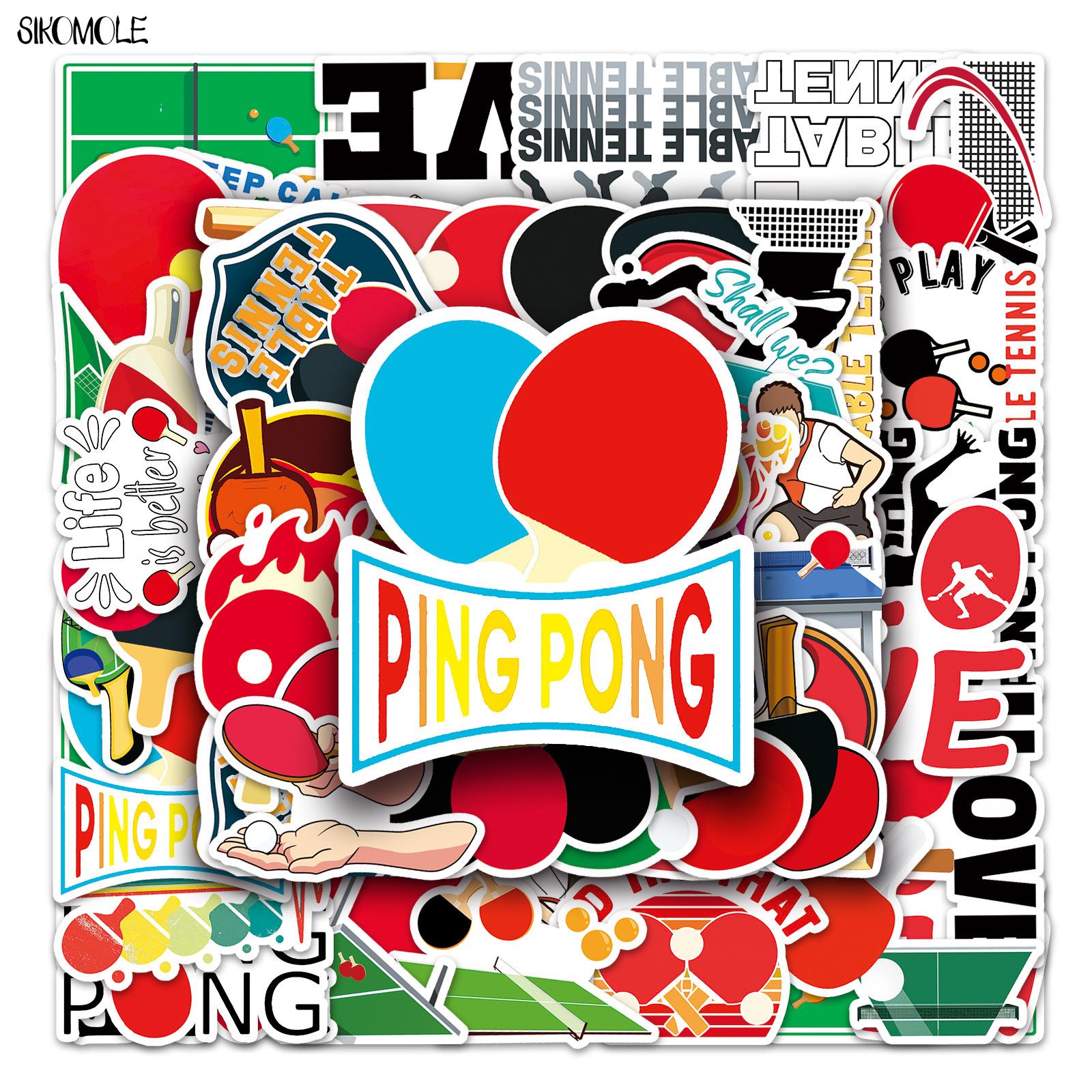 Pegatinas de pelota de Ping-po - Table Tennis Olympics reseña y precio