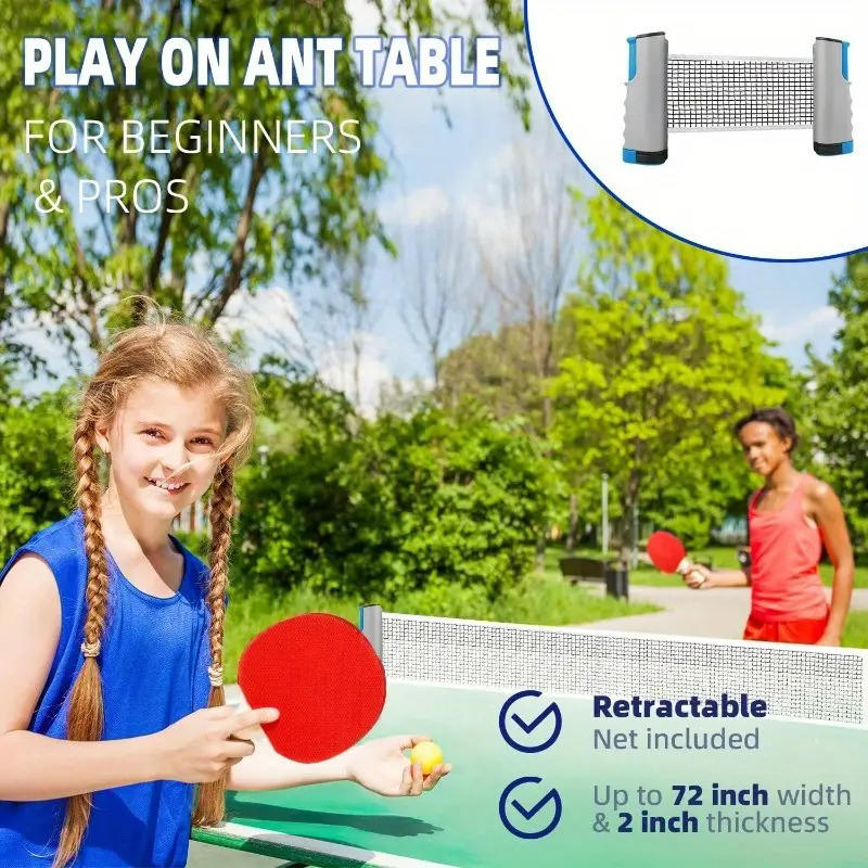 Red de tenis de mesa en cualqu - Table Tennis Net Set reseña y precio