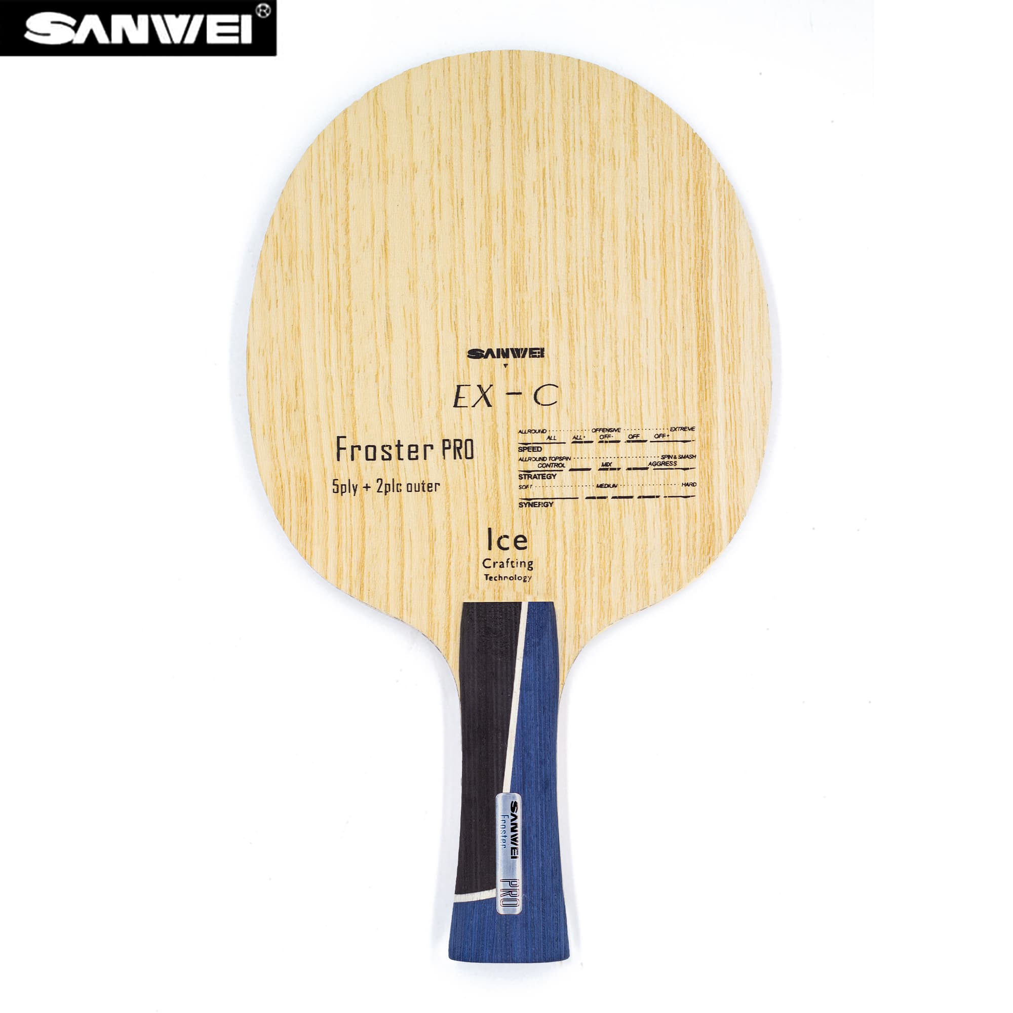 SANWEI ALC Hoja de tenis de me - Table Tennis Usa reseña y precio