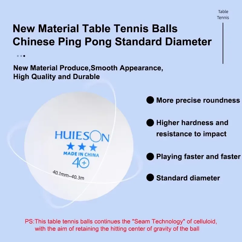 100 Uds Huieson Logo azul pelo - Table Tennis Logo Free reseña y precio